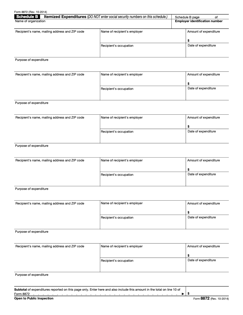 Form 8872 - Compliance Checklist: Schedules A/B, E-file, 2026 Deadlines ...