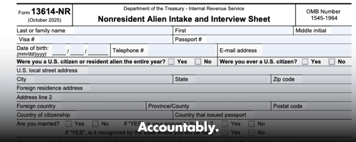Form 13614-NR