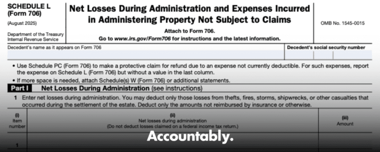 Form 706 ( SHEDULE L)