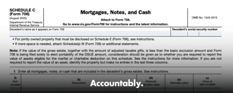 Form 706 (Schedule C)