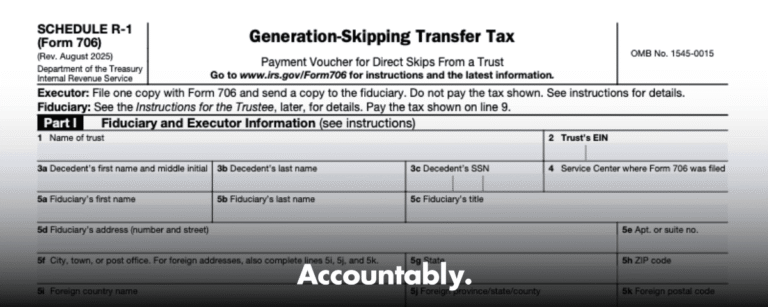 Form 706 (Schedule R-1)