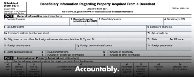 Form 8971 (Schedule A)