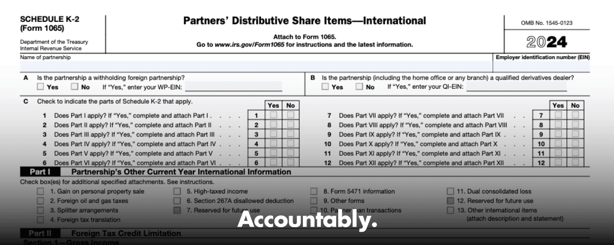 Form 1065 - Schedule K-2 and K-3 Guide 2025, one month date rules ...