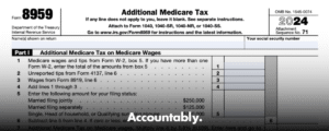 Form 8959 Additional Medicare Tax - Calculate, Thresholds, W‑2 Box 5 vs ...