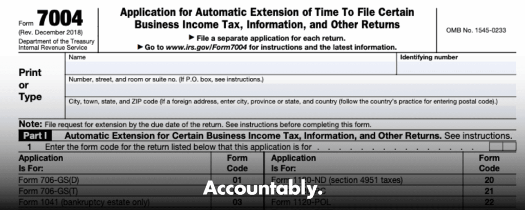 Form 7004 - Business Tax Extension Guide, Deadlines & E‑File ...