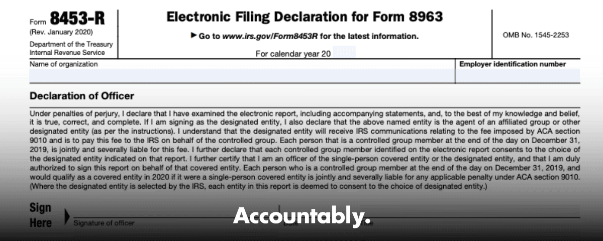 Form 8453-R - What It Is and How To File Correctly – Accountably.com