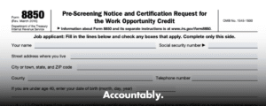 Form 8850 Guide - WOTC 28-day Rule and ETA 9061 – Accountably.com